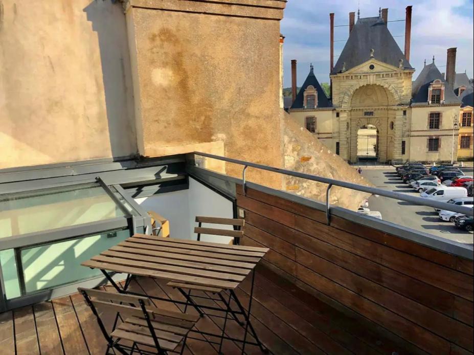 Vue Chateau Fontainebleau - Chez Lydia Luaran gambar